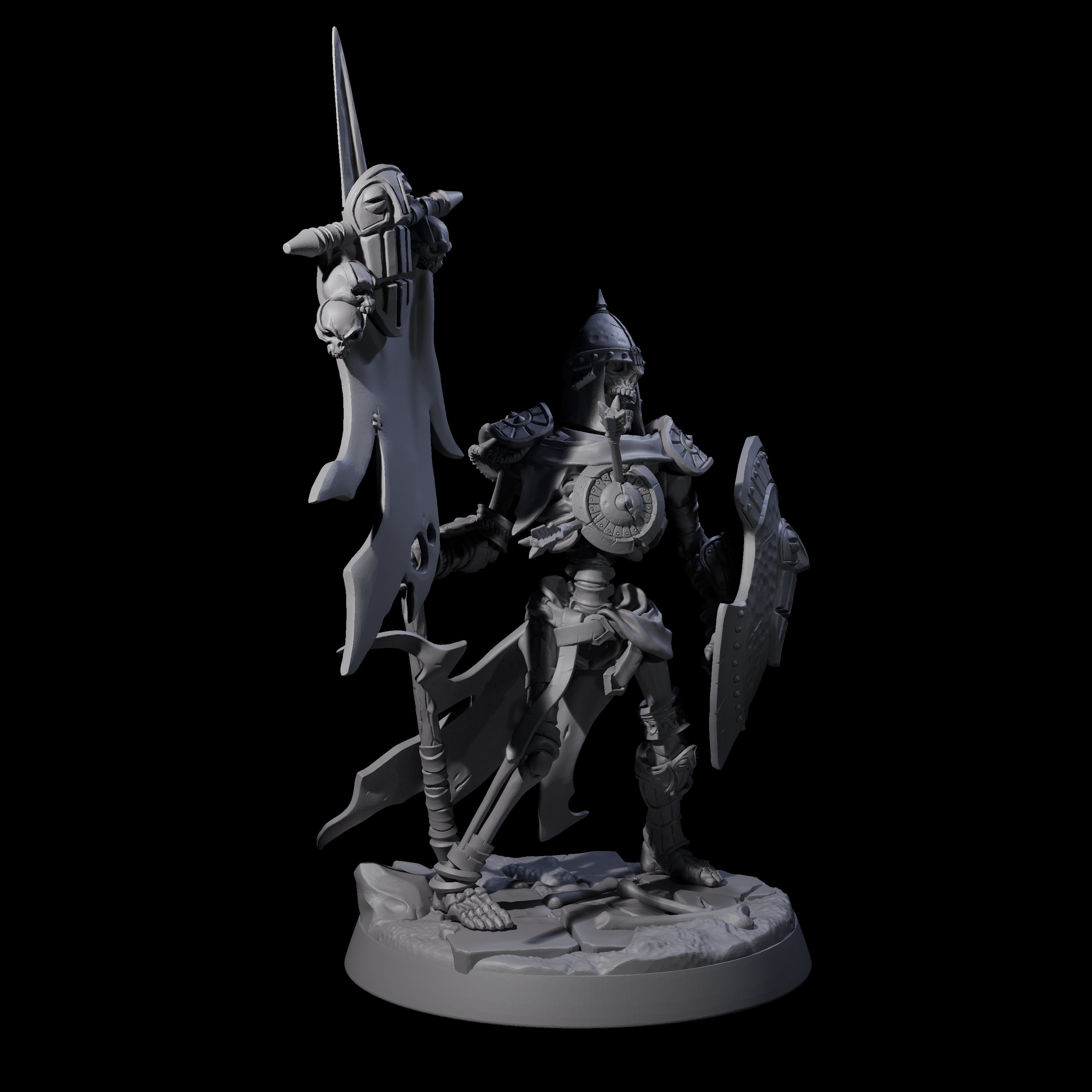 Clattering Skeleton B Miniature for Dungeons and Dragons, Pathfinder or other TTRPGs