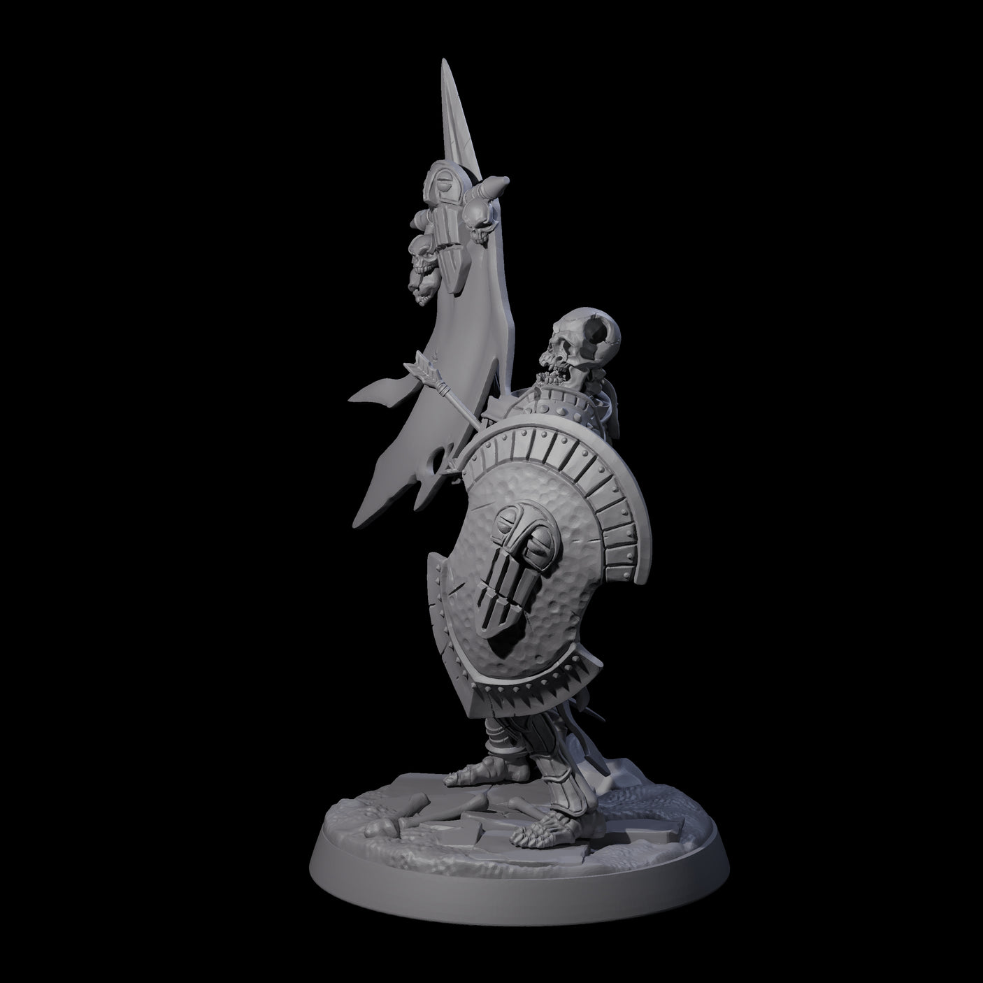 Clattering Skeleton B Miniature for Dungeons and Dragons, Pathfinder or other TTRPGs