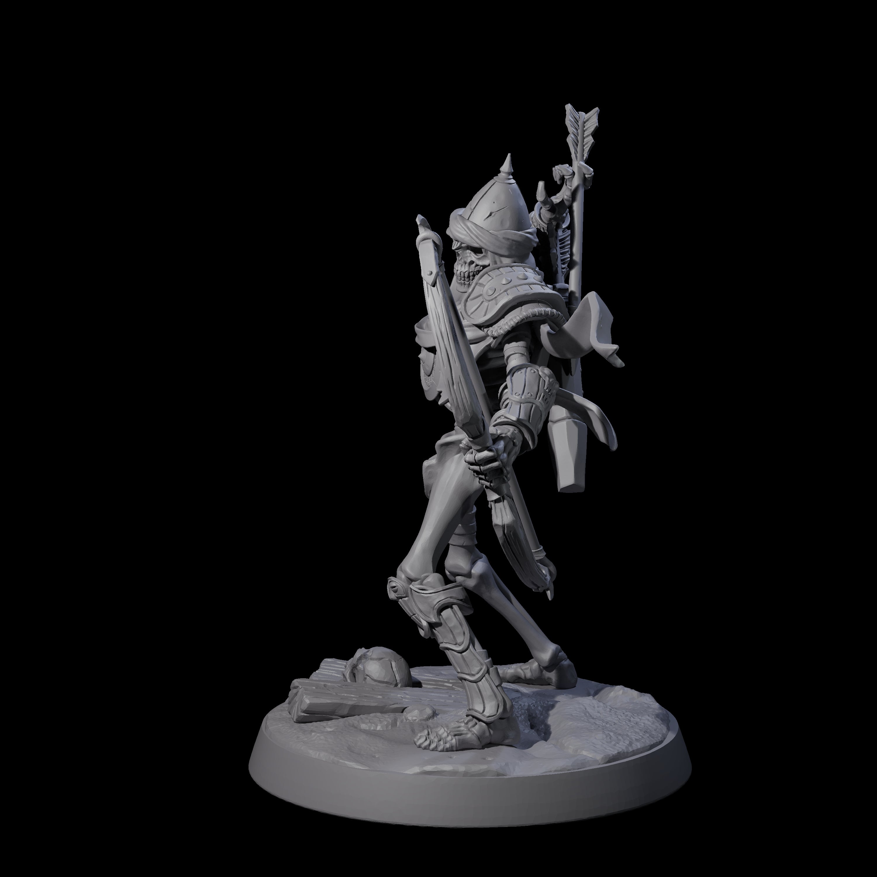 Clattering Skeleton C Miniature for Dungeons and Dragons, Pathfinder or other TTRPGs