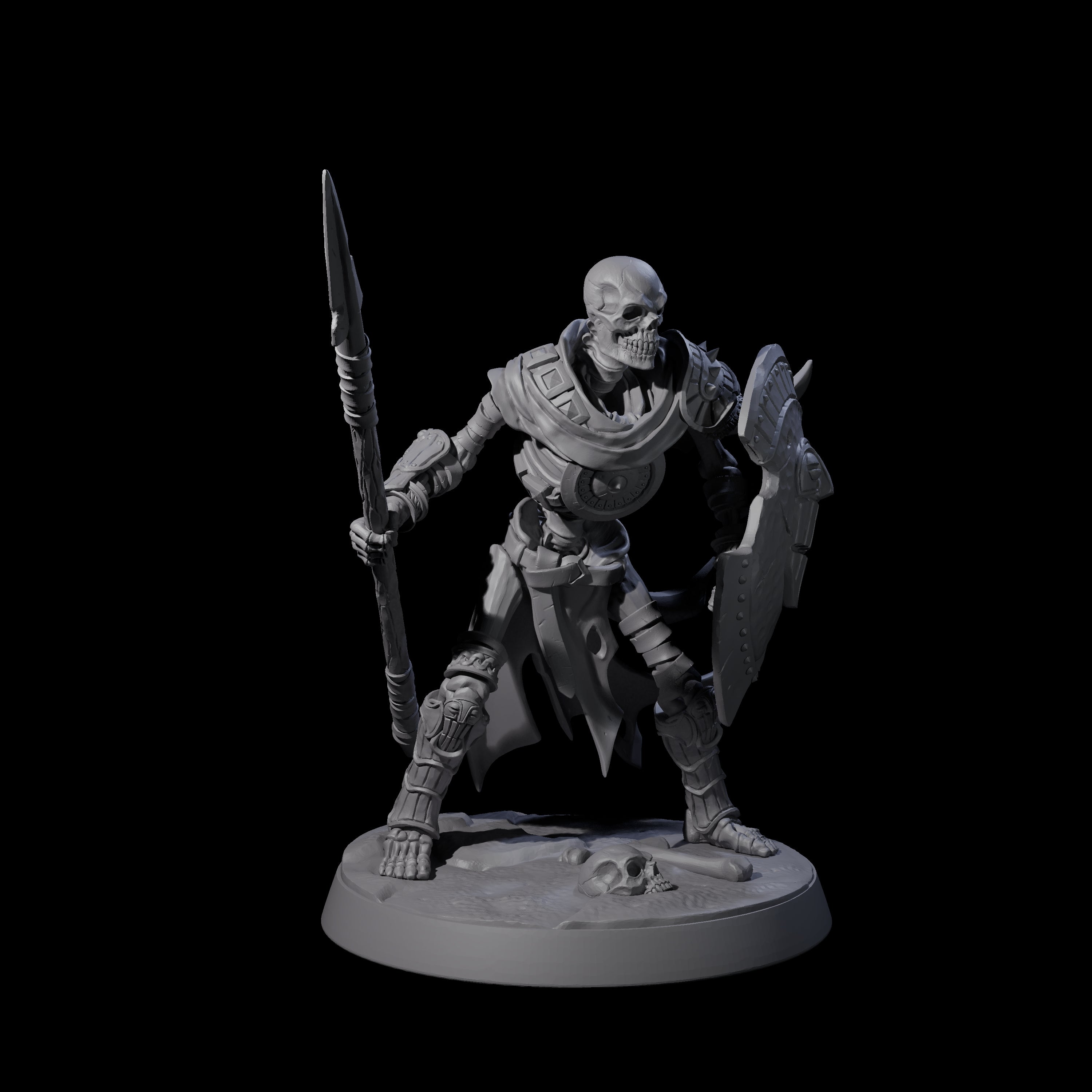 Clattering Skeleton D Miniature for Dungeons and Dragons, Pathfinder or other TTRPGs