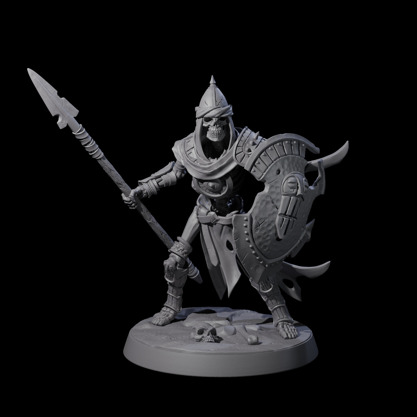 Clattering Skeleton D Miniature for Dungeons and Dragons, Pathfinder or other TTRPGs