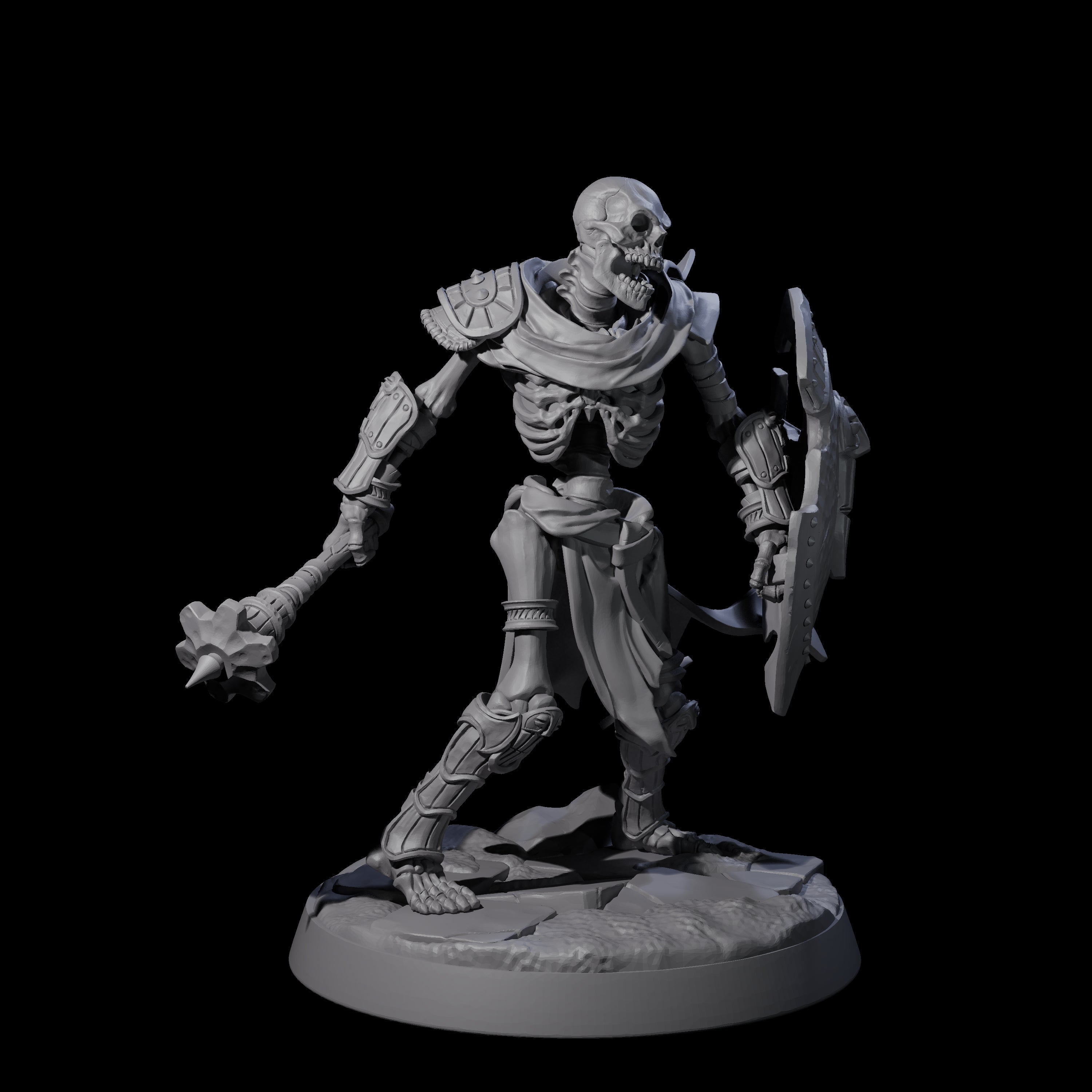 Clattering Skeleton E Miniature for Dungeons and Dragons, Pathfinder or other TTRPGs