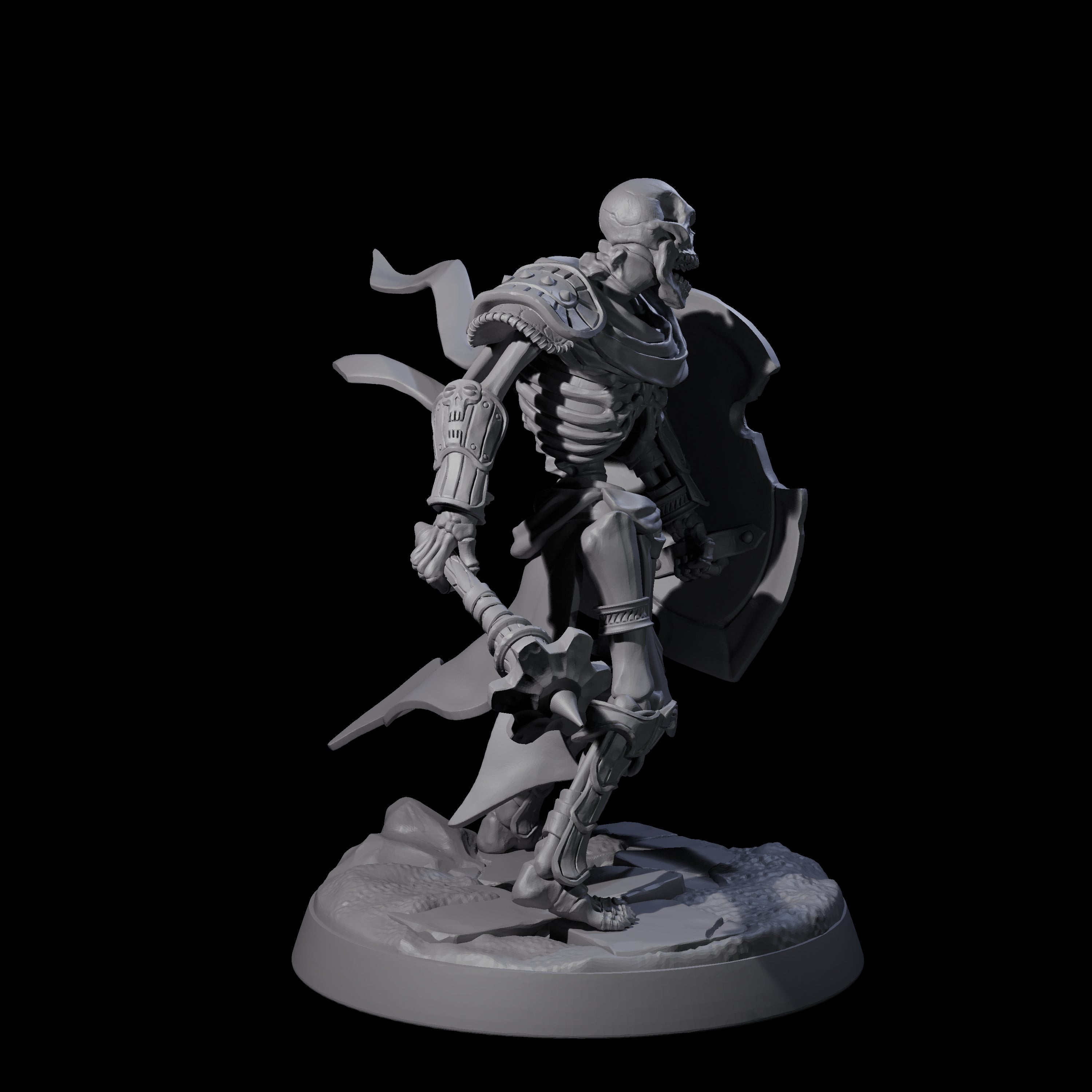 Clattering Skeleton E Miniature for Dungeons and Dragons, Pathfinder or other TTRPGs