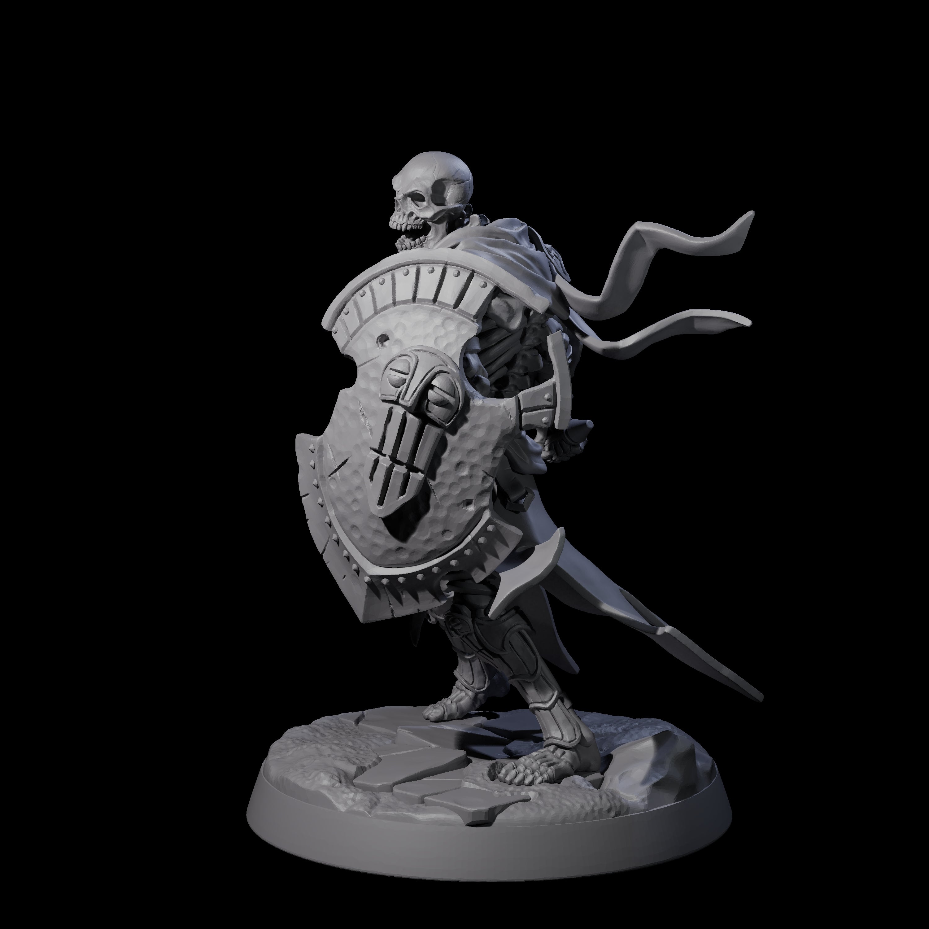 Clattering Skeleton E Miniature for Dungeons and Dragons, Pathfinder or other TTRPGs
