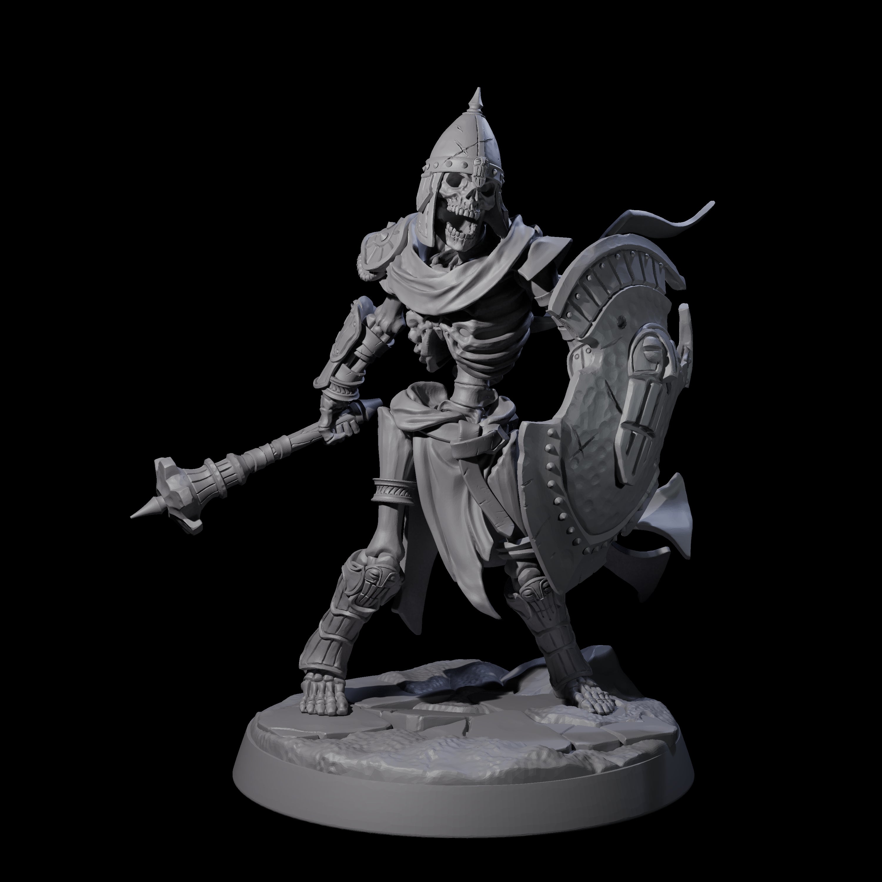 Clattering Skeleton E Miniature for Dungeons and Dragons, Pathfinder or other TTRPGs