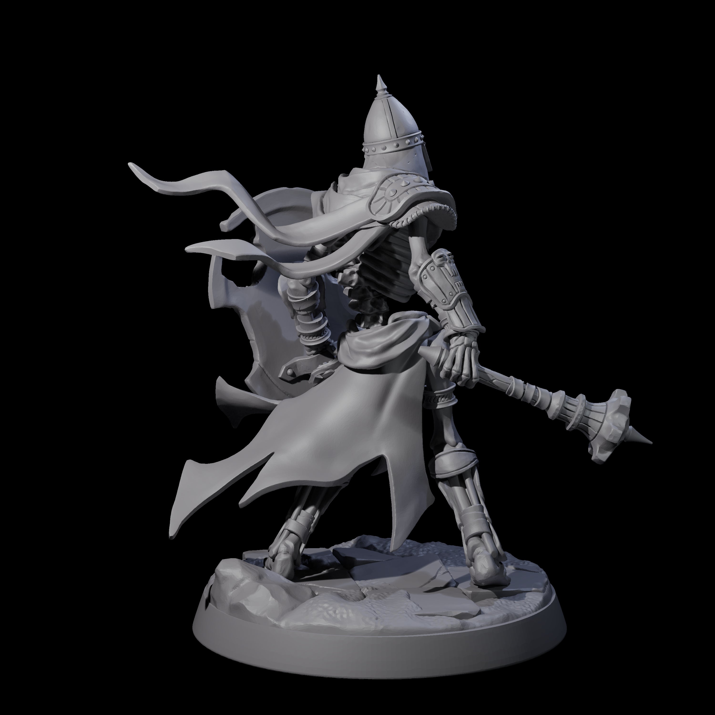 Clattering Skeleton E Miniature for Dungeons and Dragons, Pathfinder or other TTRPGs