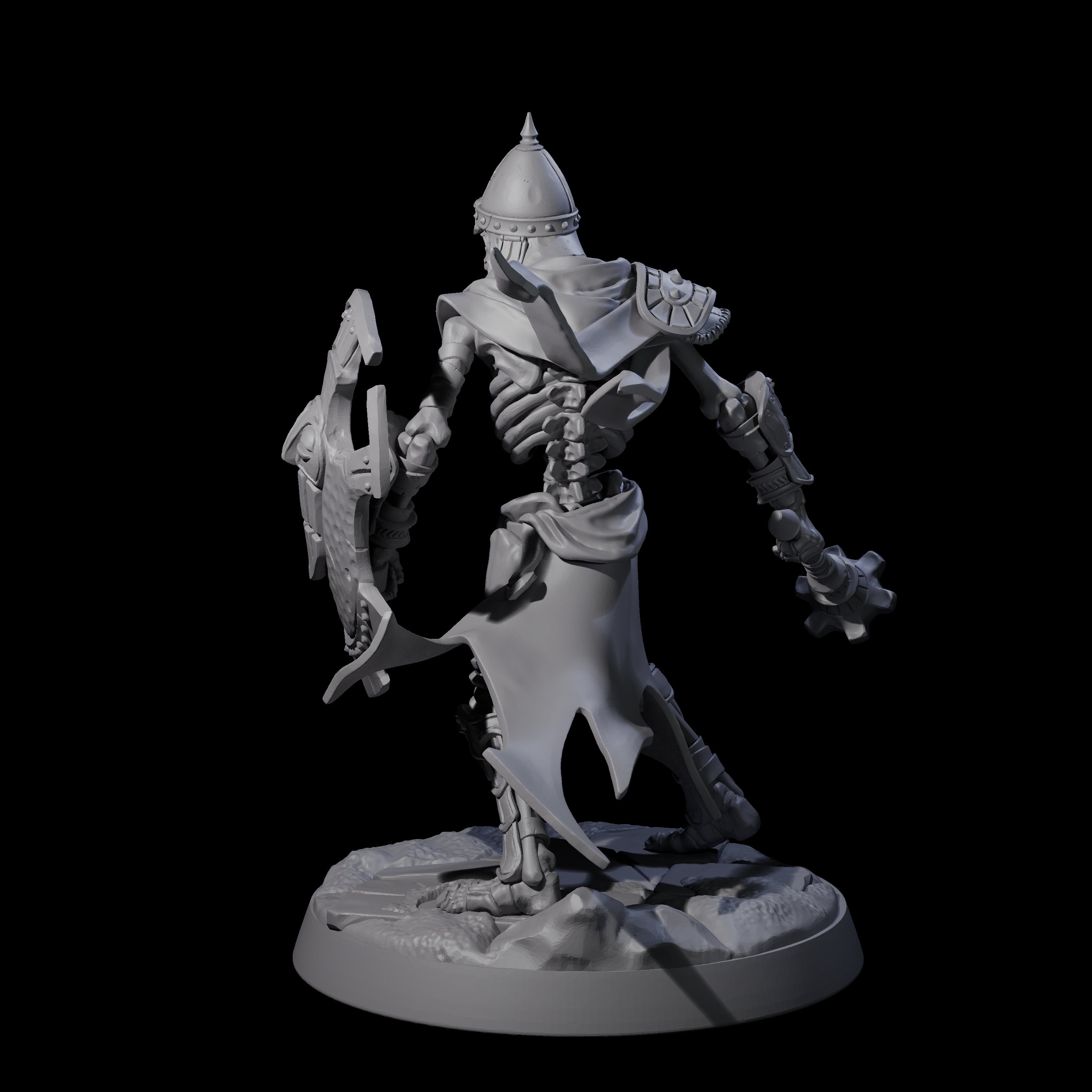 Clattering Skeleton E Miniature for Dungeons and Dragons, Pathfinder or other TTRPGs