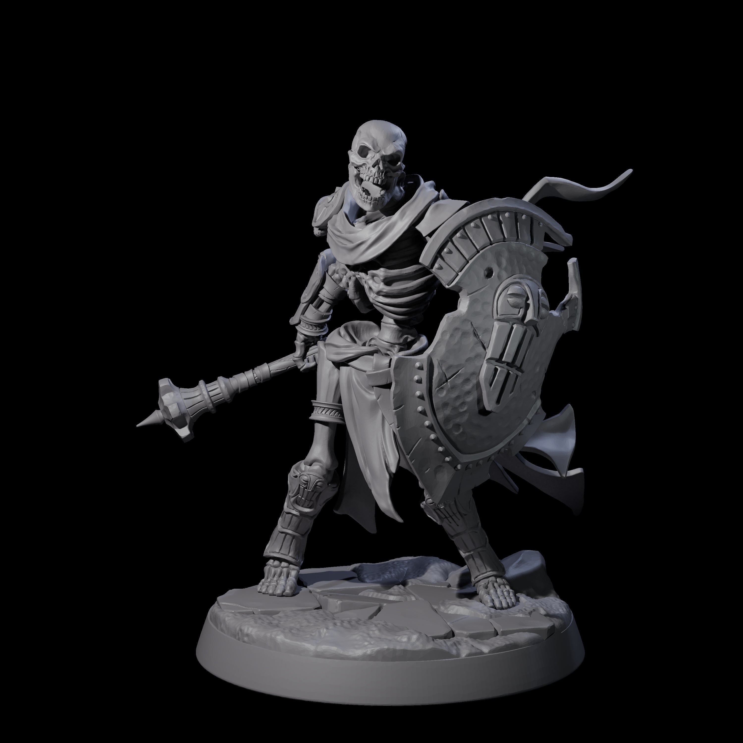 Clattering Skeleton E Miniature for Dungeons and Dragons, Pathfinder or other TTRPGs