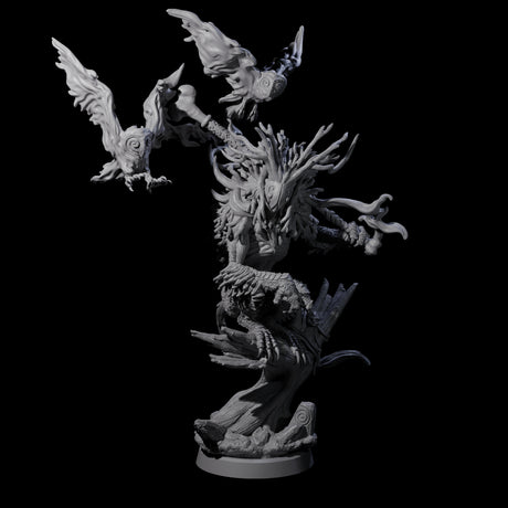 Clawed Forest Guardian A Miniature for Dungeons and Dragons, Pathfinder or other TTRPGs