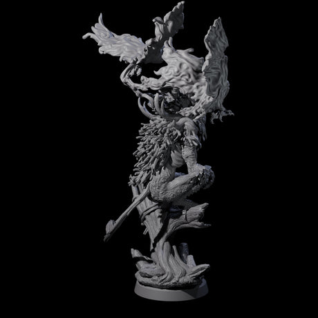 Clawed Forest Guardian A Miniature for Dungeons and Dragons, Pathfinder or other TTRPGs