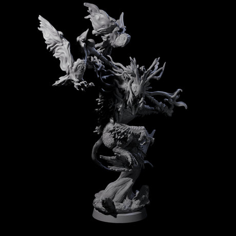 Clawed Forest Guardian A Miniature for Dungeons and Dragons, Pathfinder or other TTRPGs