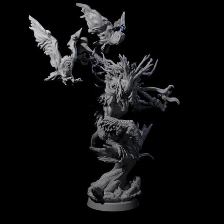 Clawed Forest Guardian A Miniature for Dungeons and Dragons, Pathfinder or other TTRPGs