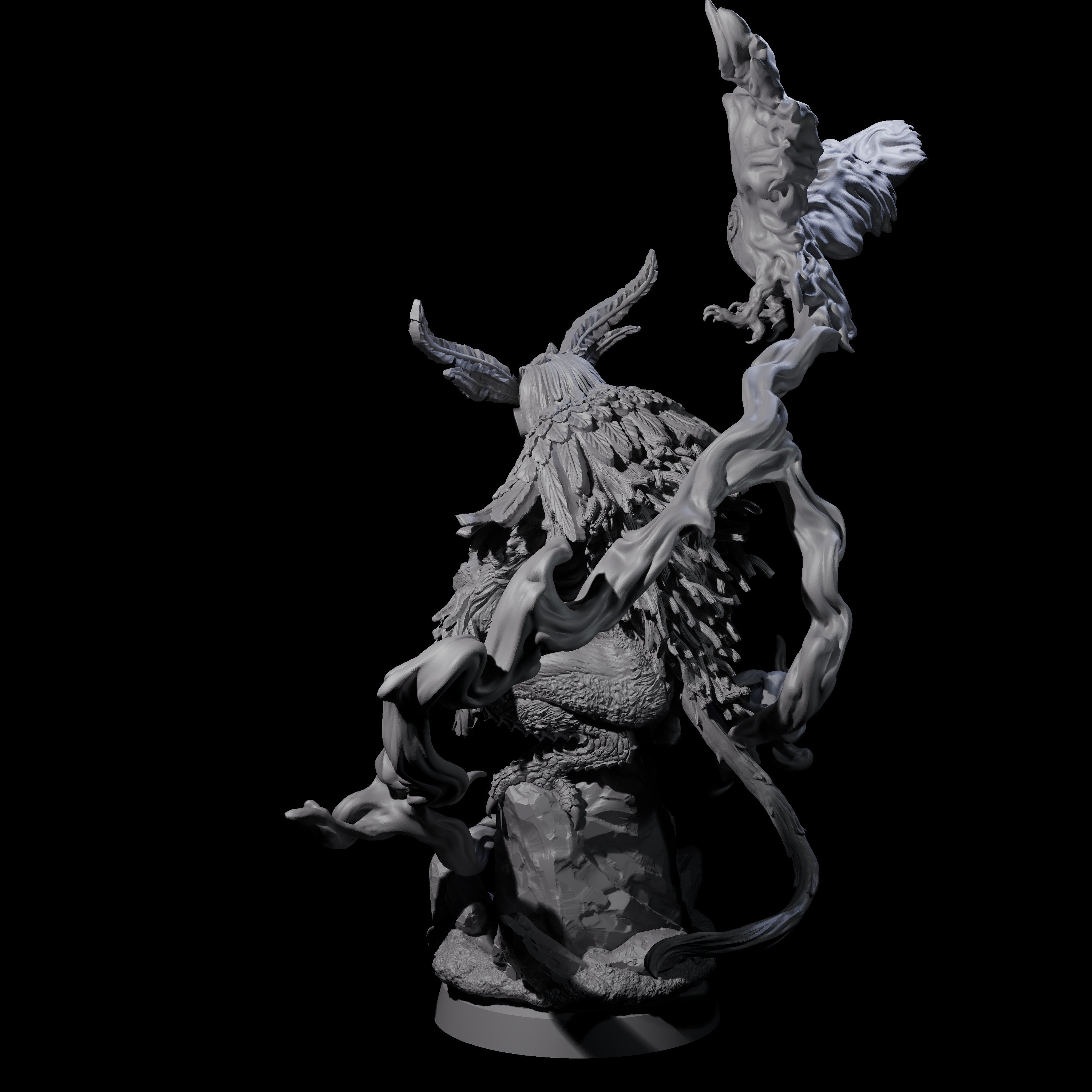 Clawed Forest Guardian B Miniature for Dungeons and Dragons, Pathfinder or other TTRPGs