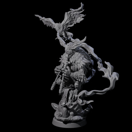 Clawed Forest Guardian B Miniature for Dungeons and Dragons, Pathfinder or other TTRPGs