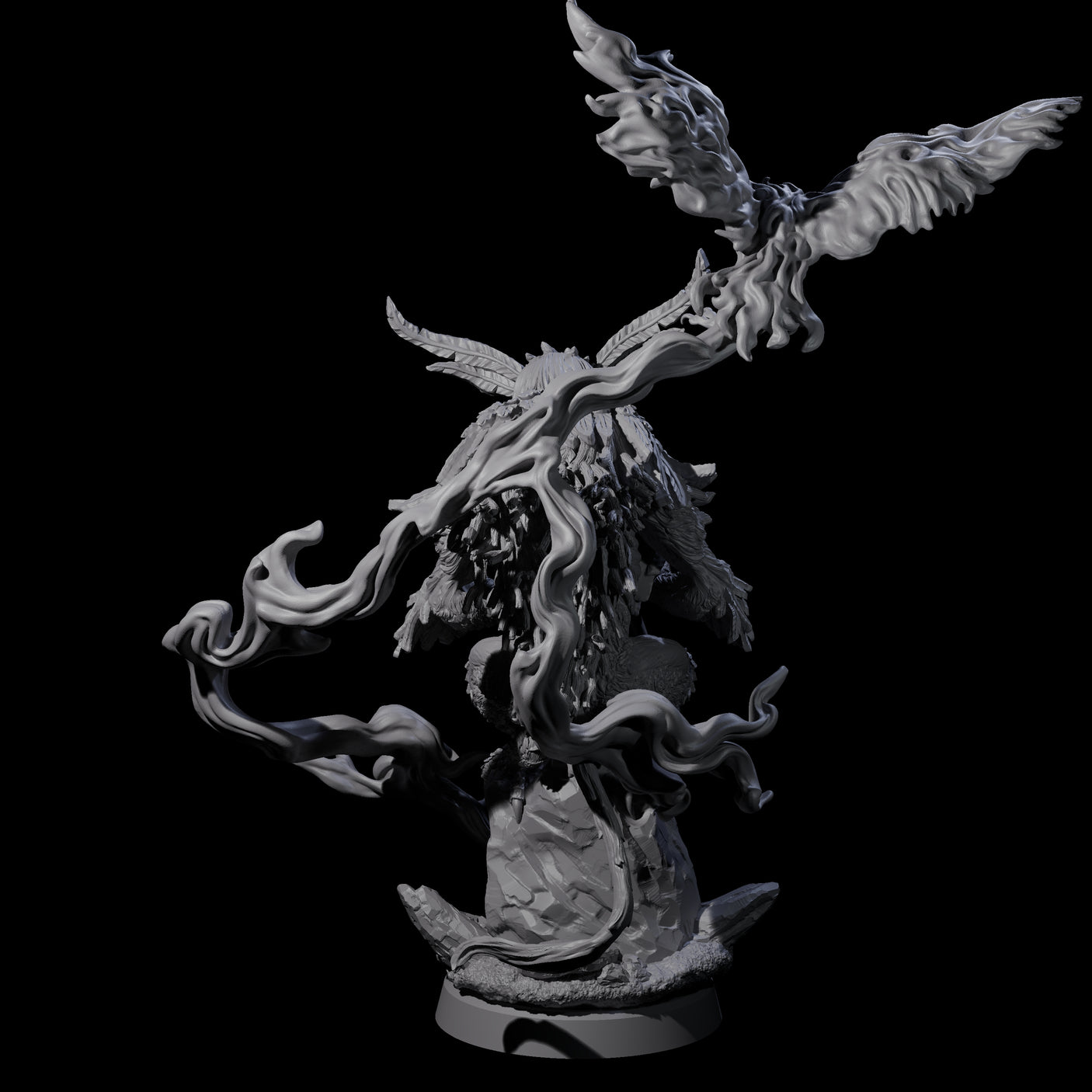 Clawed Forest Guardian B Miniature for Dungeons and Dragons, Pathfinder or other TTRPGs