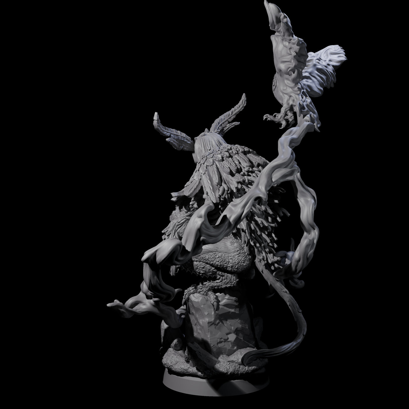 Clawed Forest Guardian B Miniature for Dungeons and Dragons, Pathfinder or other TTRPGs