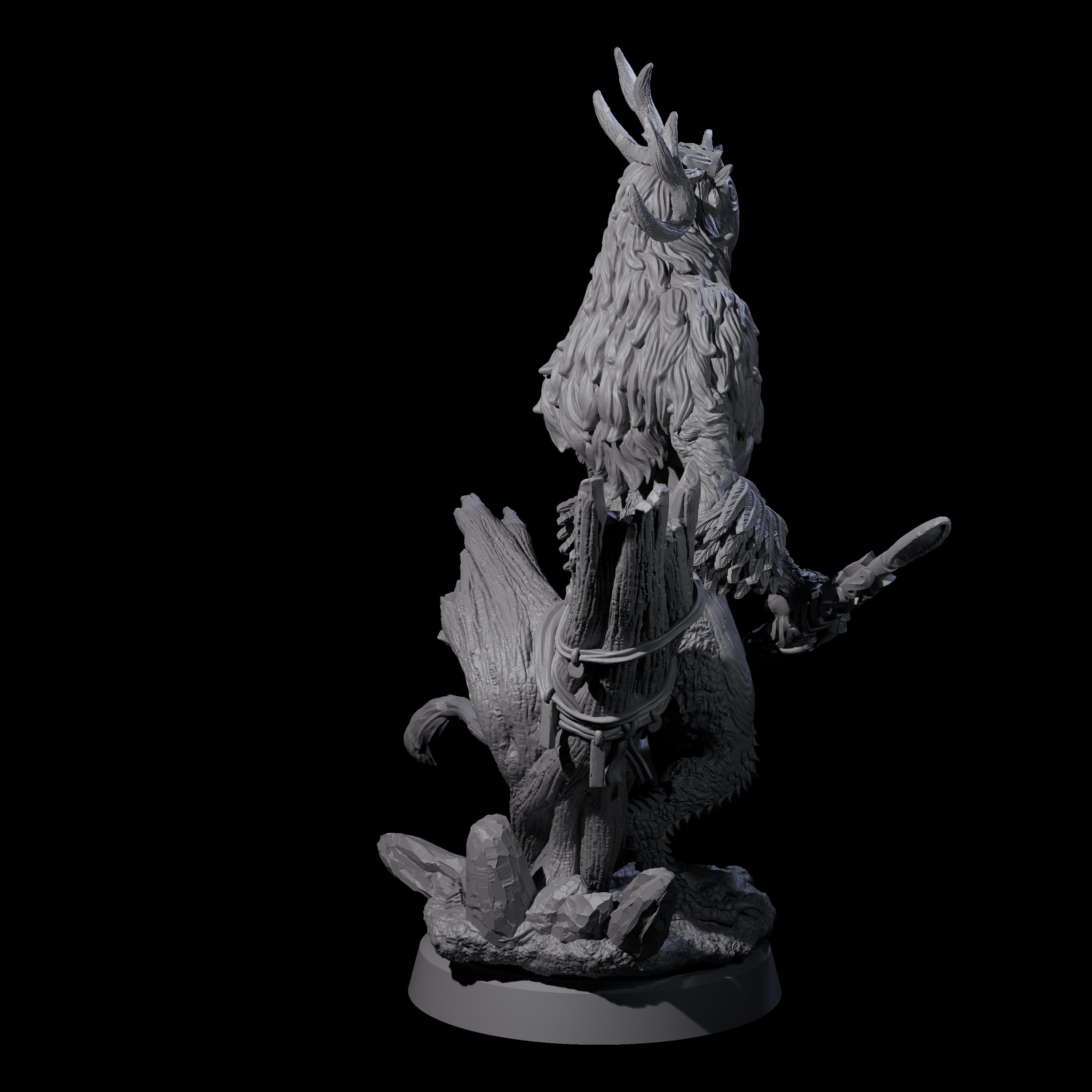 Clawed Forest Guardian C Miniature for Dungeons and Dragons, Pathfinder or other TTRPGs