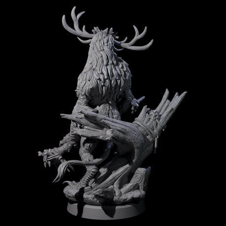 Clawed Forest Guardian C Miniature for Dungeons and Dragons, Pathfinder or other TTRPGs