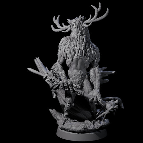 Clawed Forest Guardian C Miniature for Dungeons and Dragons, Pathfinder or other TTRPGs
