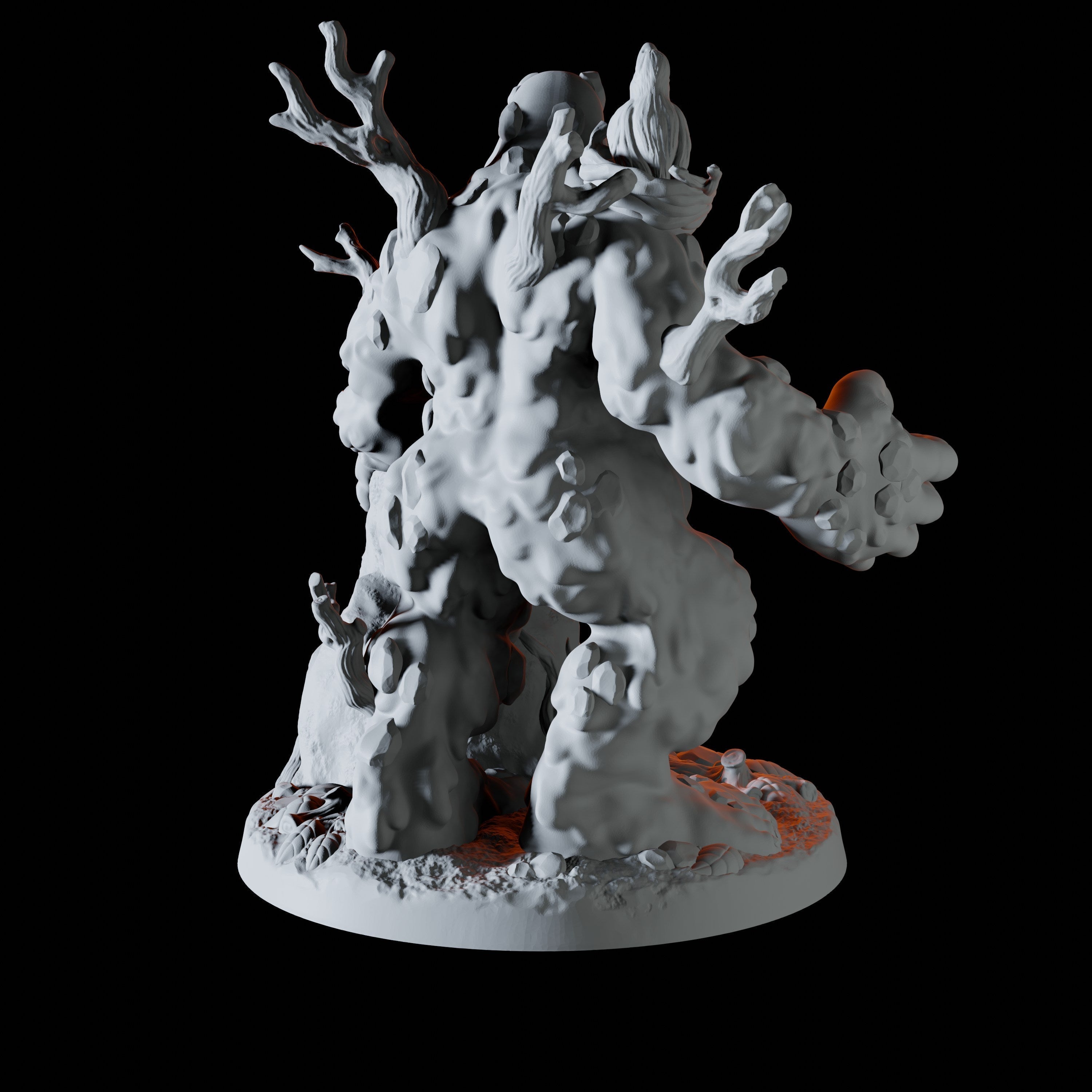 Clay Golem Miniature for Dungeons and Dragons - Myth Forged