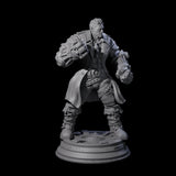 Clenched Fist Brawler Miniature for Dungeons and Dragons, Pathfinder or other TTRPGs
