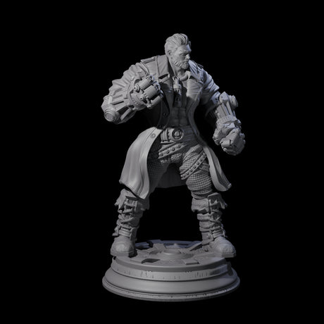 Clenched Fist Brawler Miniature for Dungeons and Dragons, Pathfinder or other TTRPGs
