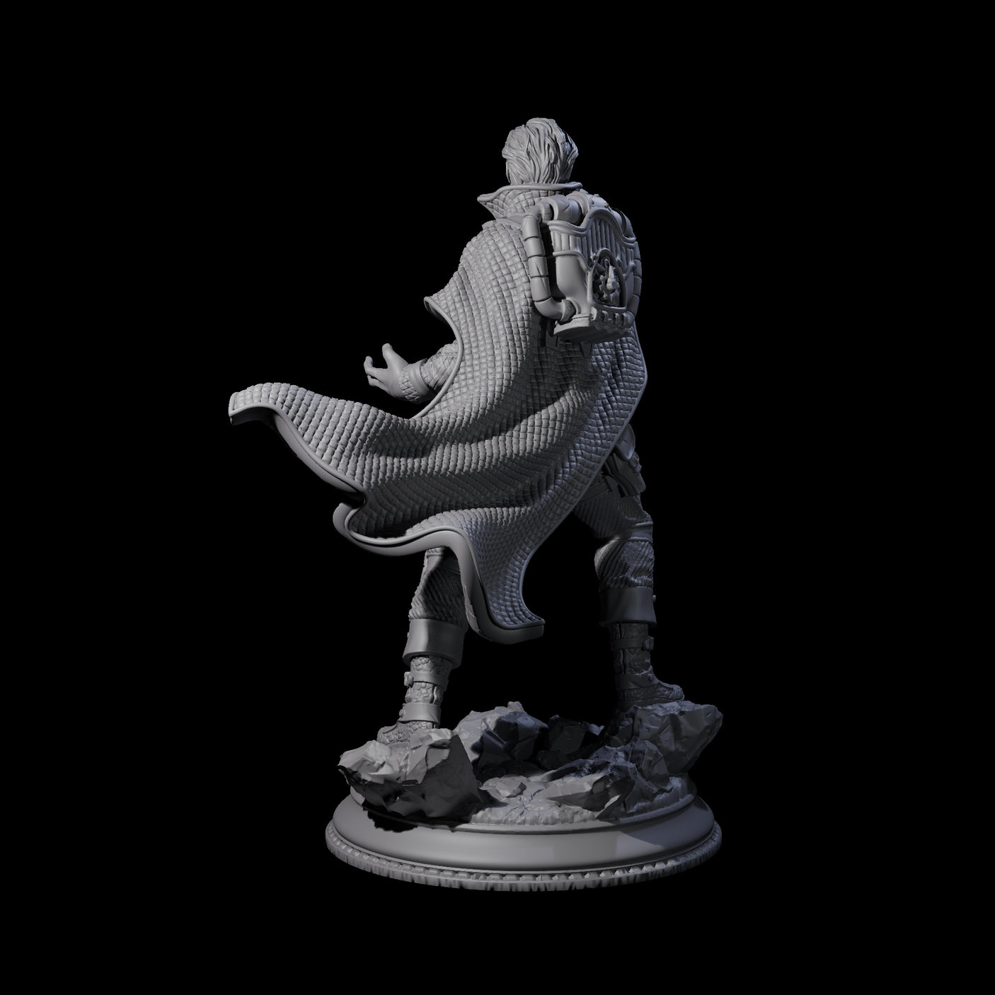 Clever Artificer Gunslinger Miniature for Dungeons and Dragons, Pathfinder or other TTRPGs