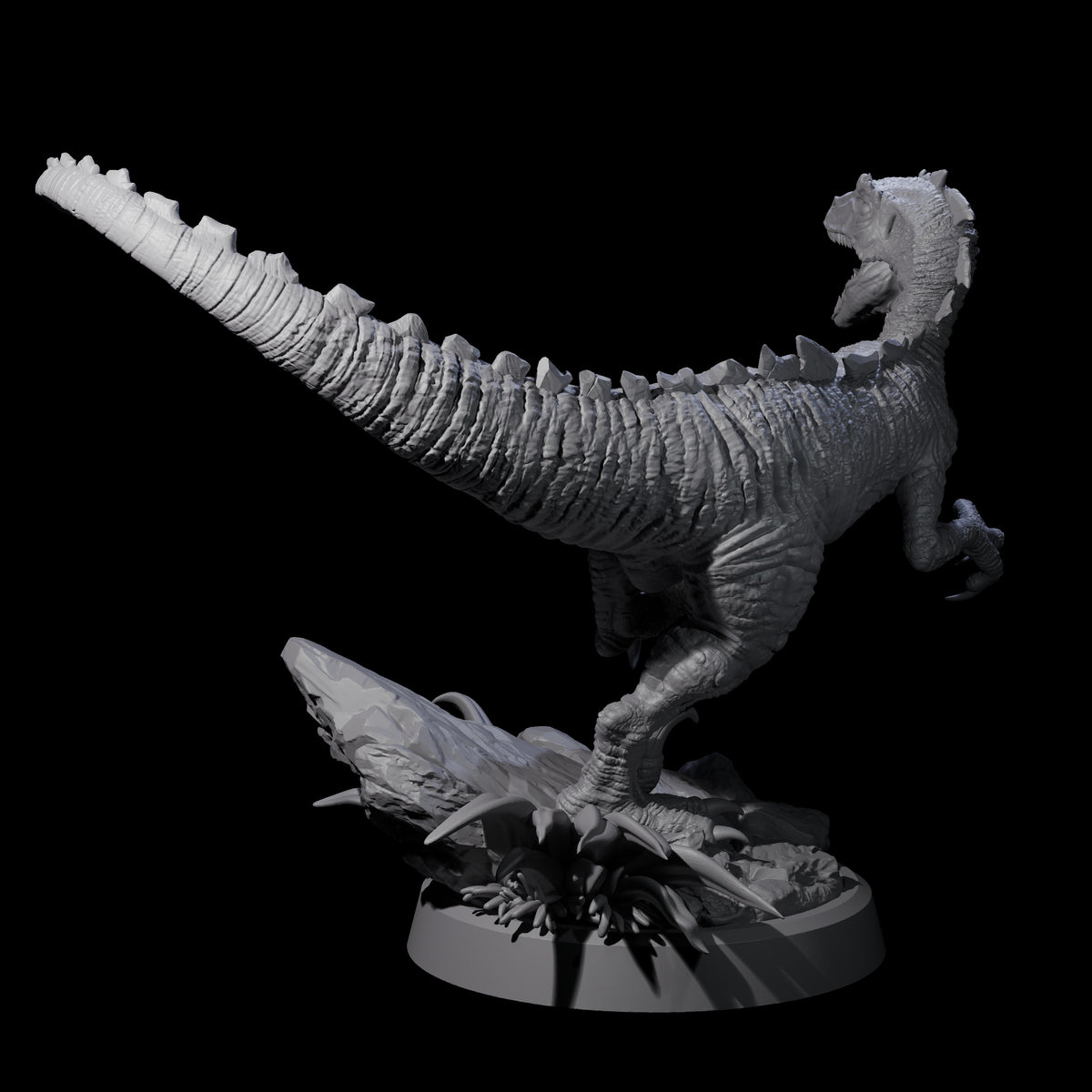 Clever Girl Velociraptor Miniature for Dungeons and Dragons, Pathfinder or other TTRPGs