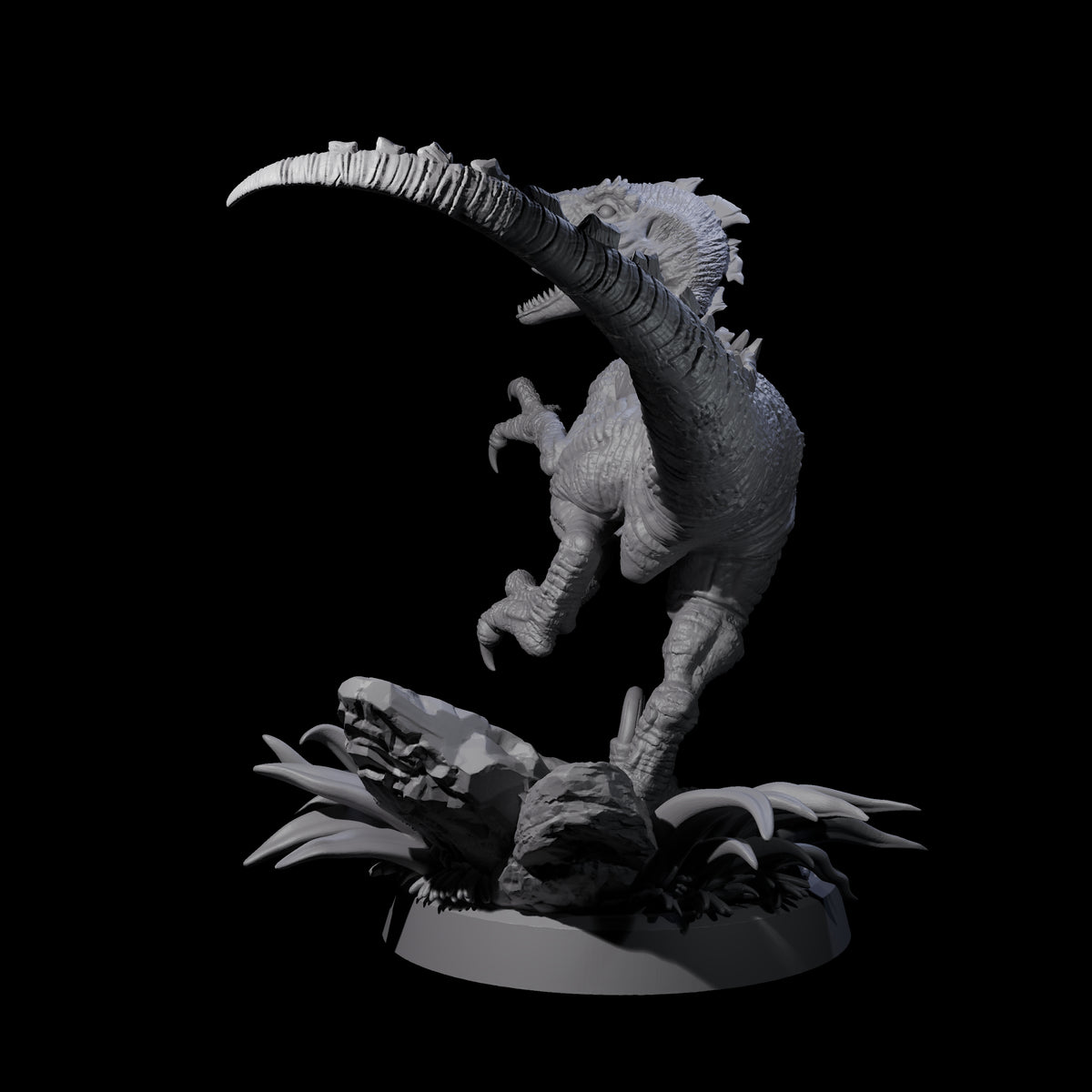 Clever Girl Velociraptor Miniature for Dungeons and Dragons, Pathfinder or other TTRPGs