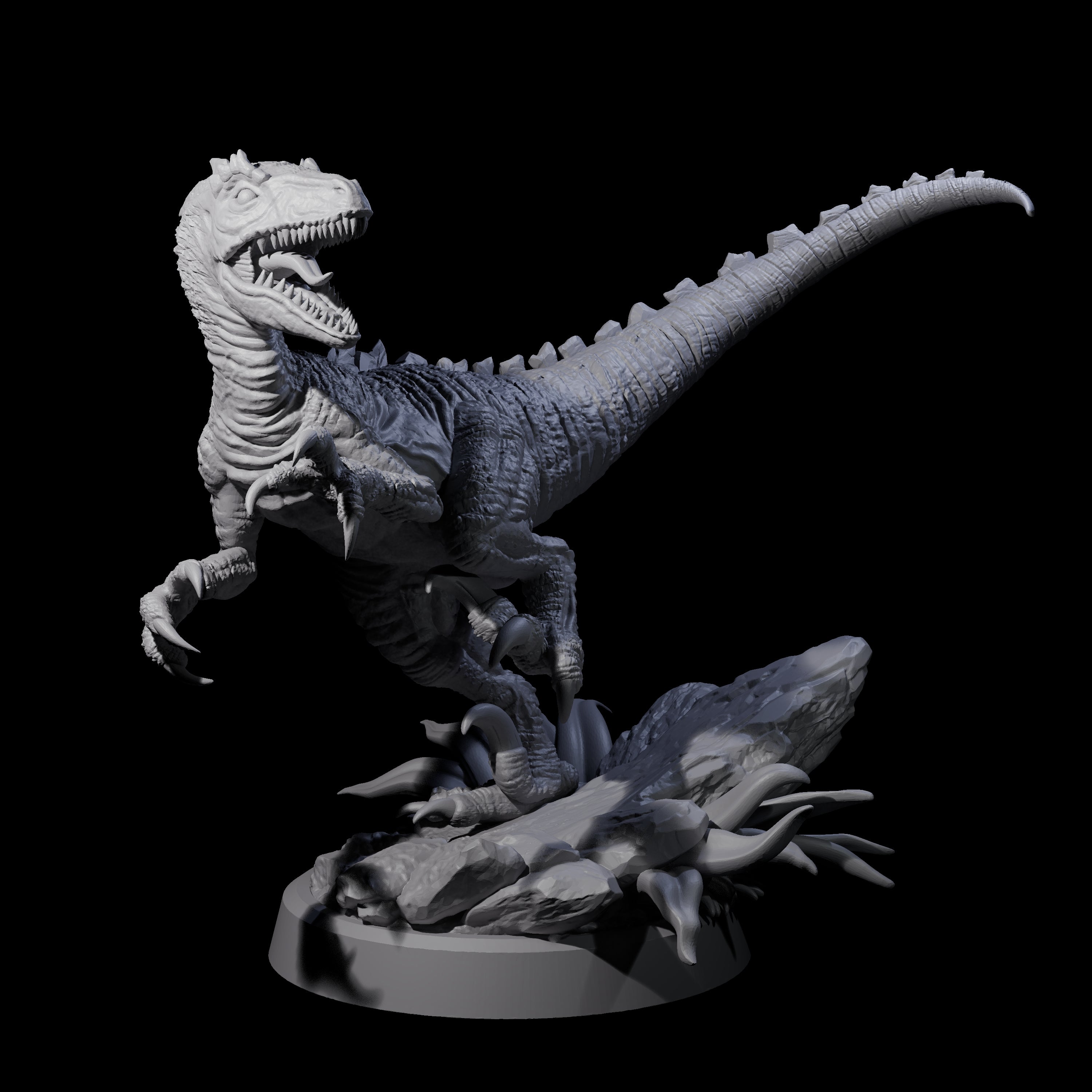 Clever Girl Velociraptor Miniature for Dungeons and Dragons, Pathfinder or other TTRPGs