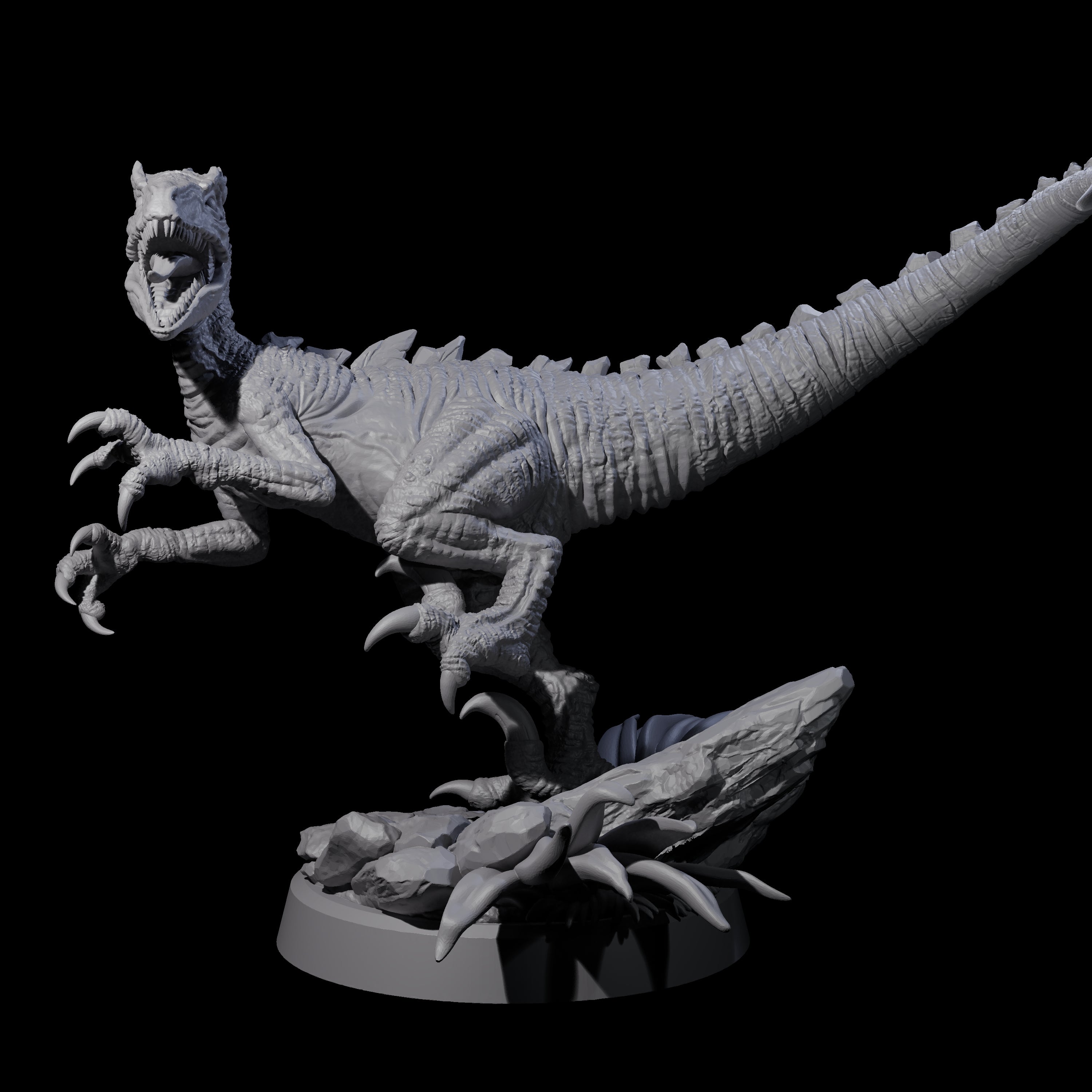 Clever Girl Velociraptor Miniature for Dungeons and Dragons, Pathfinder or other TTRPGs