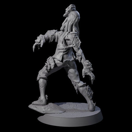 Clicking Fungal Zombie B Miniature for Dungeons and Dragons, Pathfinder or other TTRPGs