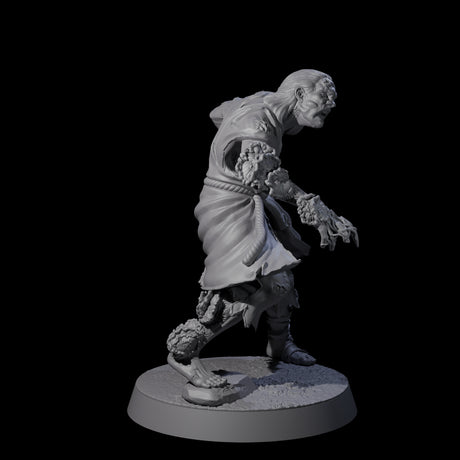 Clicking Fungal Zombie D Miniature for Dungeons and Dragons, Pathfinder or other TTRPGs