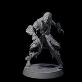 Clicking Fungal Zombie D Miniature for Dungeons and Dragons, Pathfinder or other TTRPGs