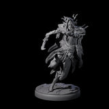 Cloaked Dark Elf Assassin A Miniature for Dungeons and Dragons, Pathfinder or other TTRPGs