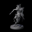 Cloaked Dark Elf Assassin A Miniature for Dungeons and Dragons, Pathfinder or other TTRPGs