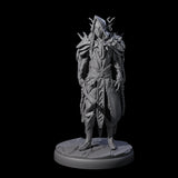 Cloaked Dark Elf Assassin C Miniature for Dungeons and Dragons, Pathfinder or other TTRPGs