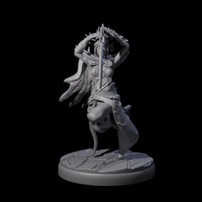 Cloaked Dark Elf Assassin D Miniature for Dungeons and Dragons, Pathfinder or other TTRPGs