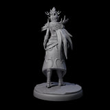 Cloaked Dark Elf Assassin F Miniature for Dungeons and Dragons, Pathfinder or other TTRPGs