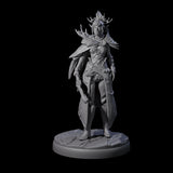 Cloaked Dark Elf Assassin F Miniature for Dungeons and Dragons, Pathfinder or other TTRPGs