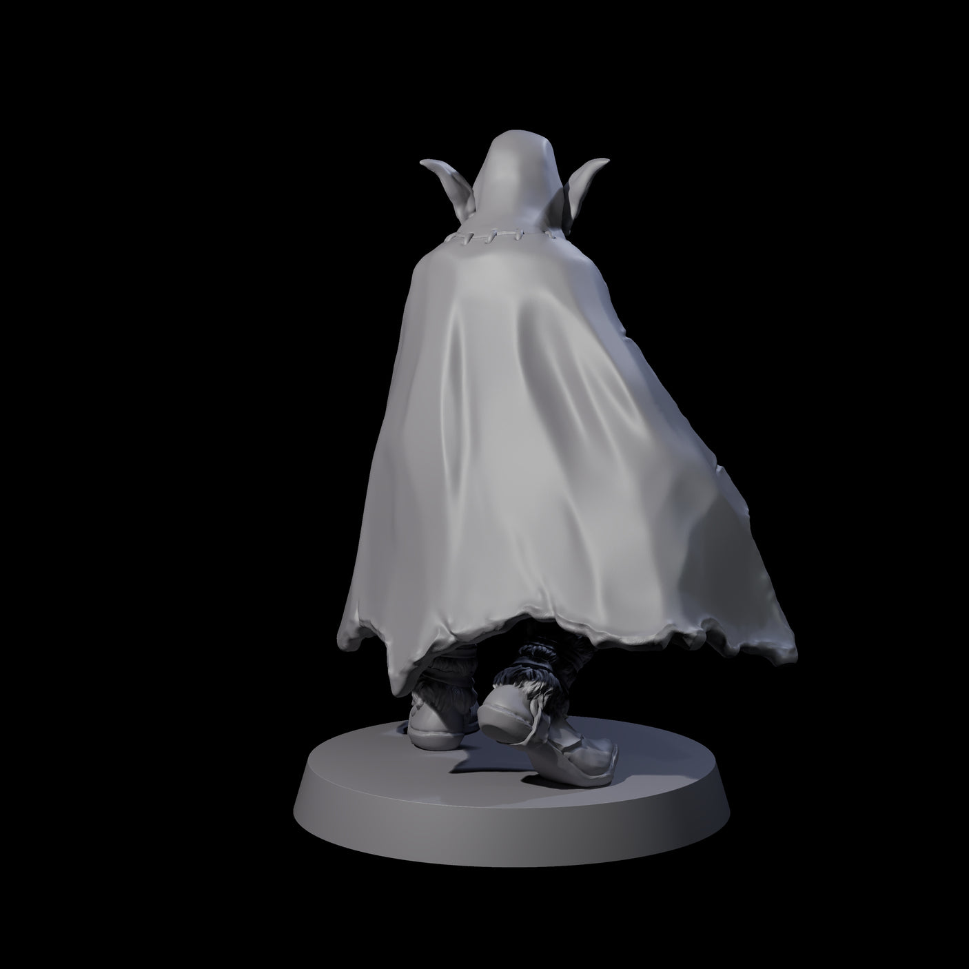Cloaked Goblin Assassin A Miniature for Dungeons and Dragons, Pathfinder or other TTRPGs