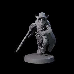 Cloaked Goblin Assassin B Miniature for Dungeons and Dragons, Pathfinder or other TTRPGs