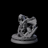 Cloaked Ratfolk Rogue Miniature for Dungeons and Dragons, Pathfinder or other TTRPGs