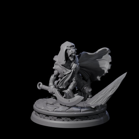 Cloaked Ratfolk Rogue Miniature for Dungeons and Dragons, Pathfinder or other TTRPGs