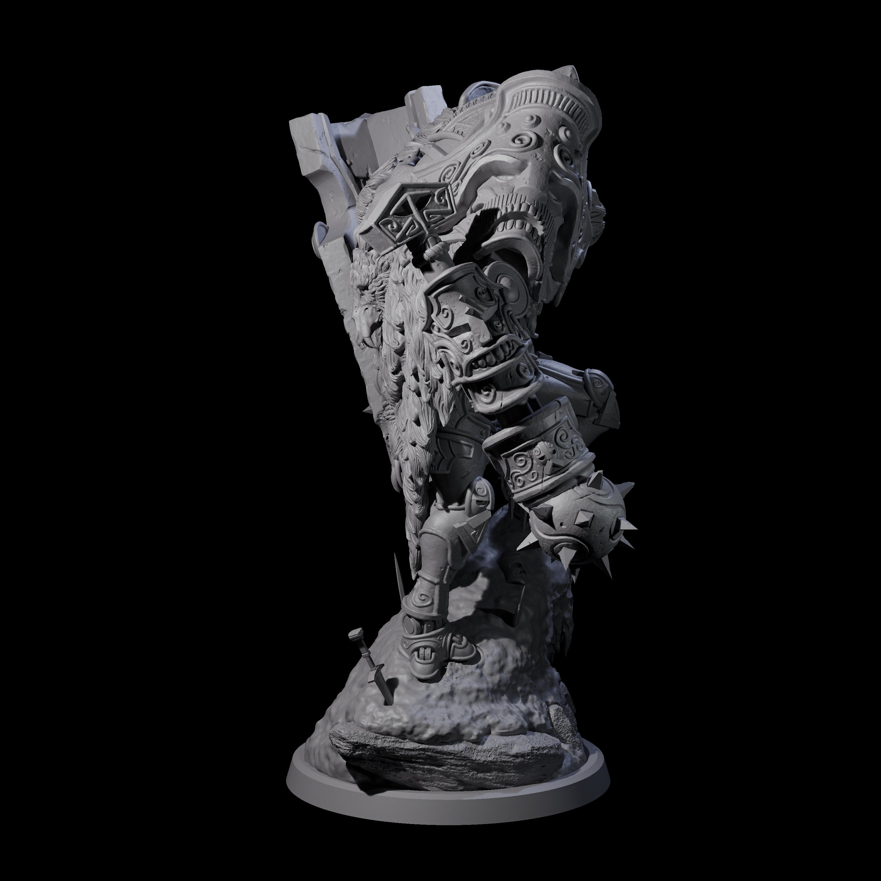 Cobbled Together Iron Golem Miniature for Dungeons and Dragons, Pathfinder or other TTRPGs