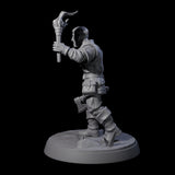 Cobbled Together Militia A Miniature for Dungeons and Dragons, Pathfinder or other TTRPGs