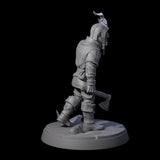 Cobbled Together Militia A Miniature for Dungeons and Dragons, Pathfinder or other TTRPGs