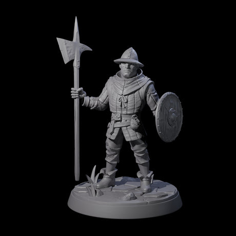Cobbled Together Militia B Miniature for Dungeons and Dragons, Pathfinder or other TTRPGs
