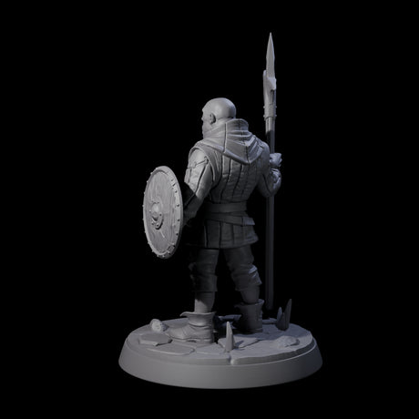 Cobbled Together Militia B Miniature for Dungeons and Dragons, Pathfinder or other TTRPGs