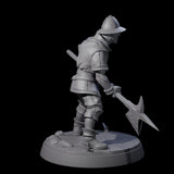 Cobbled Together Militia E Miniature for Dungeons and Dragons, Pathfinder or other TTRPGs